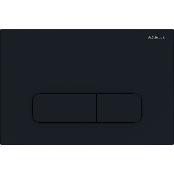 Комплект унитаза с инсталляцией Aquatek Set Aquatek Поларис-017 4в1 с сиденьем Микролифт и Черной матовой клавишей смыва