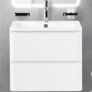 Тумба под раковину BelBagno ALBANO-600-2C-SO-BL подвесная Bianco Lucido