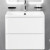 Тумба под раковину BelBagno ALBANO-600-2C-SO-BL подвесная Bianco Lucido