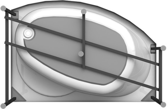 Акриловая ванна Radomir Vannesa Монти 150х105 L 2-01-0-1-1-213 Белая без гидромассажа Акриловая ванна Radomir Vannesa Монти 150х105 L 2-01-0-1-1-213 Белая без гидромассажа