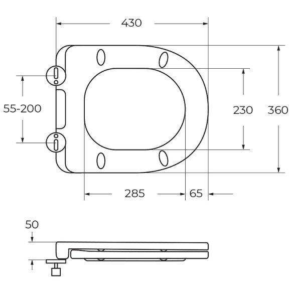 Унитаз BelBagno Uno-Tor BB5177CH-TOR/SC подвесной с сиденьем Микролифт