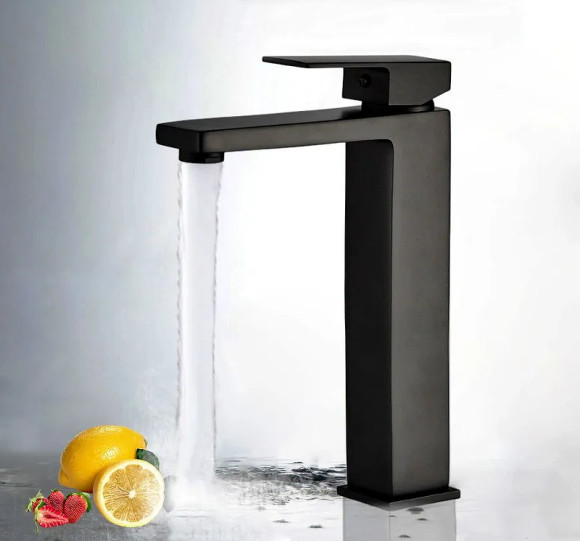 Смеситель для раковины ALMAes Fango TVZ-0935 Черный матовый Смеситель для раковины ALMAes Fango TVZ-0935 Черный матовый