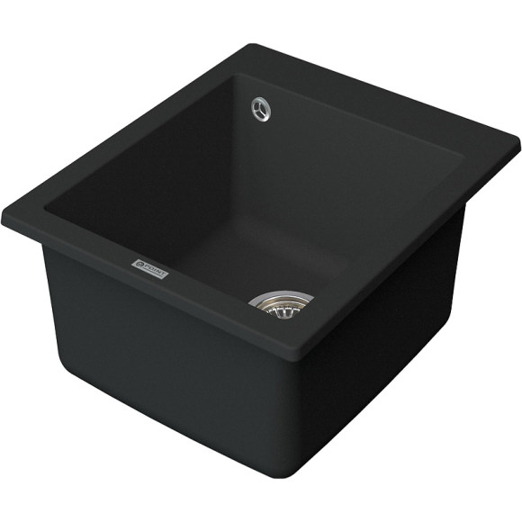Кухонная мойка Point Динара 42 PN3004B Черная Кухонная мойка Point Динара 42 PN3004B Черная
