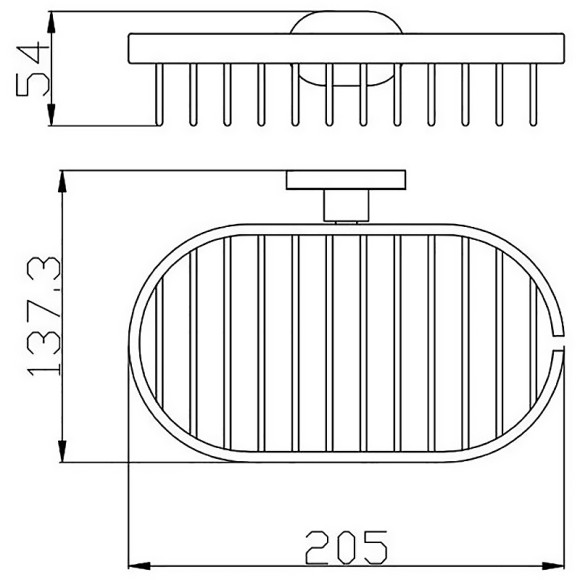 Мыльница Rav Slezak Yukon YUA0301 Хром Мыльница Rav Slezak Yukon YUA0301 Хром