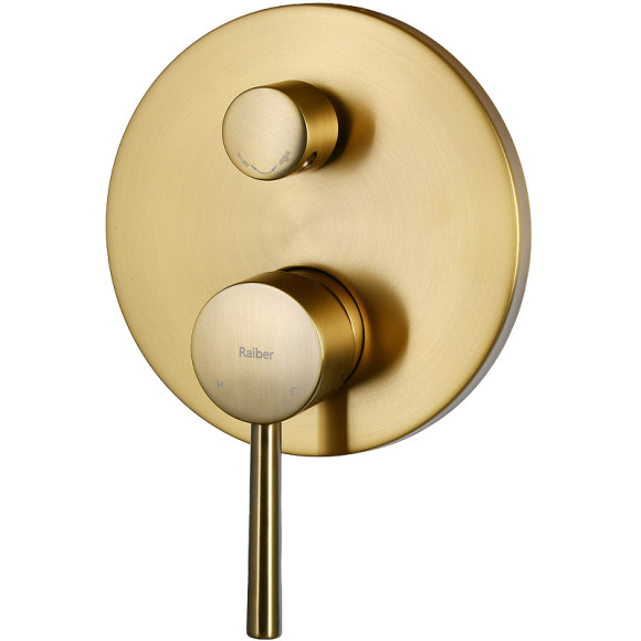 Душевая система Raiber Graceful RPG-005 Золото матовое Душевая система Raiber Graceful RPG-005 Золото матовое