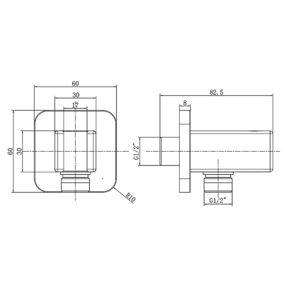 Шланговое подключение Vincea VSC-32GM Вороненая сталь
