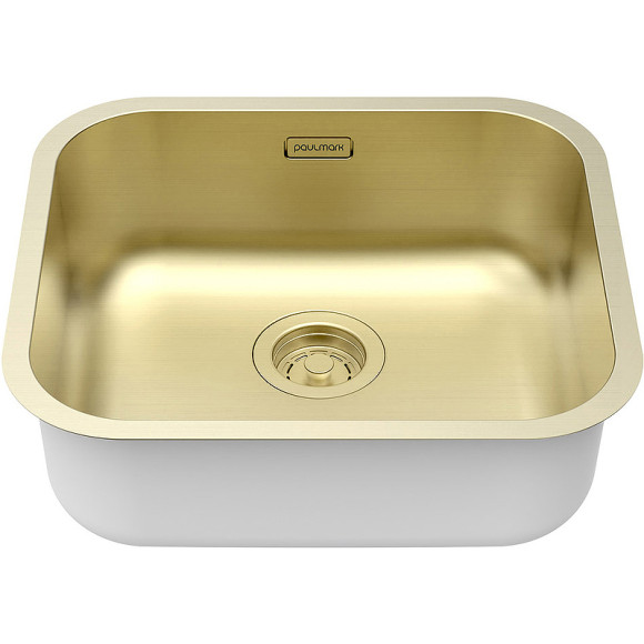 Кухонная мойка Paulmark Vello 48 Uni VE48-LG Светлое золото