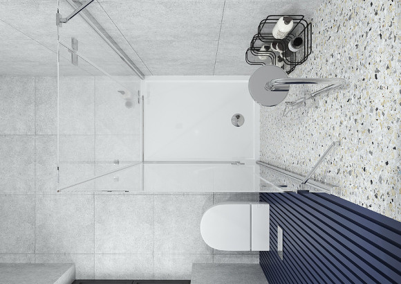 Душевой поддон из искусственного камня Aquaton Калифорния М 120x80 1A737636CA010 Белый