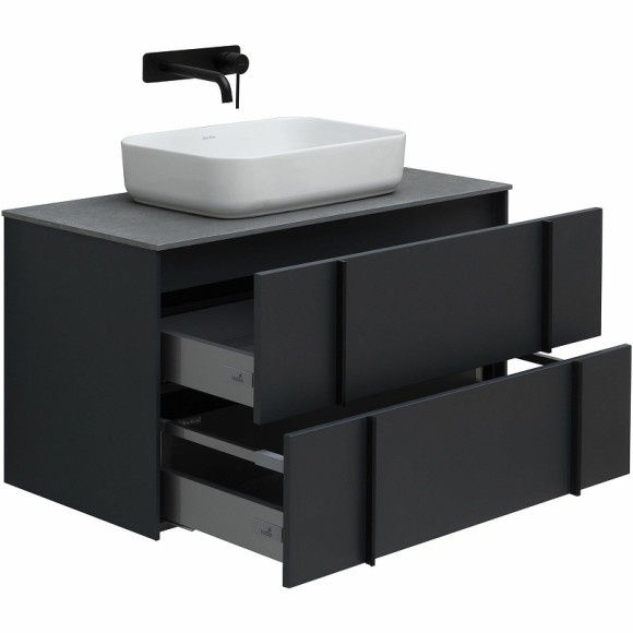 Тумба под раковину Allen Brau Reality 90 1.32006.AM подвесная Антрацит матовый Тумба под раковину Allen Brau Reality 90 1.32006.AM подвесная Антрацит матовый