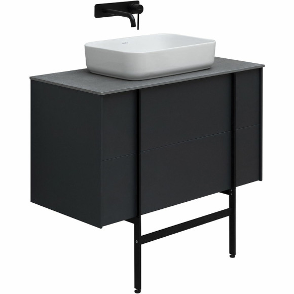 Тумба под раковину Allen Brau Reality 90 1.32006.AM подвесная Антрацит матовый Тумба под раковину Allen Brau Reality 90 1.32006.AM подвесная Антрацит матовый