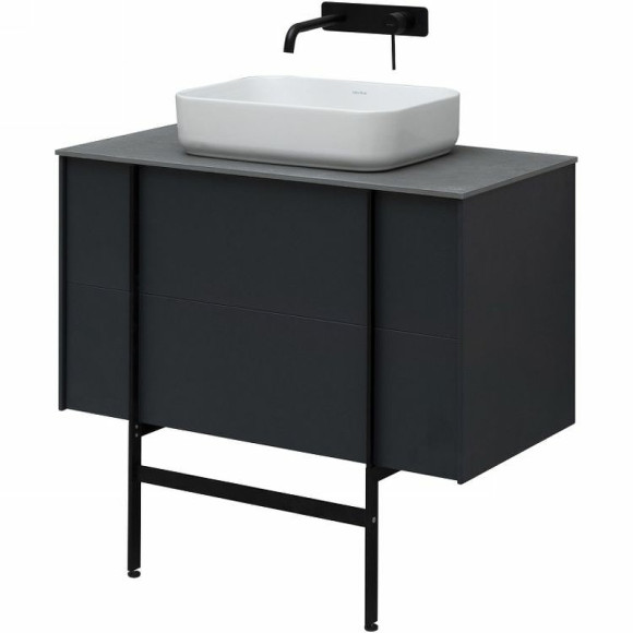 Тумба под раковину Allen Brau Reality 90 1.32006.AM подвесная Антрацит матовый Тумба под раковину Allen Brau Reality 90 1.32006.AM подвесная Антрацит матовый