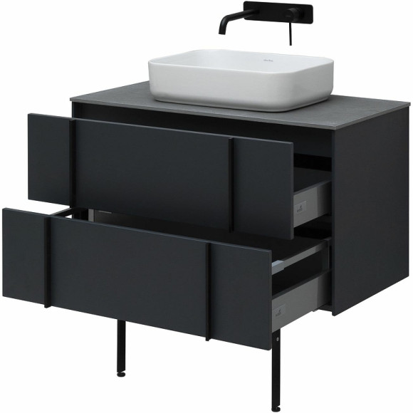 Тумба под раковину Allen Brau Reality 90 1.32006.AM подвесная Антрацит матовый Тумба под раковину Allen Brau Reality 90 1.32006.AM подвесная Антрацит матовый