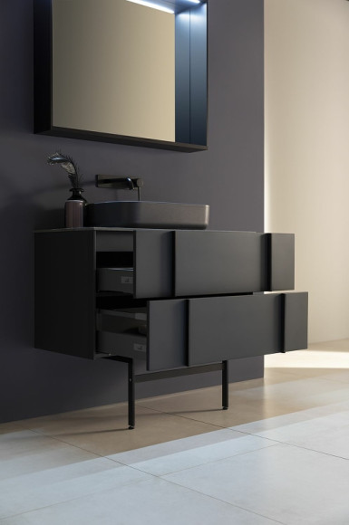 Тумба под раковину Allen Brau Reality 90 1.32006.AM подвесная Антрацит матовый Тумба под раковину Allen Brau Reality 90 1.32006.AM подвесная Антрацит матовый