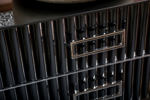 Тумба под раковину Boheme Armadi Art Monaco 80 867-080-BCR Черный глянец Хром