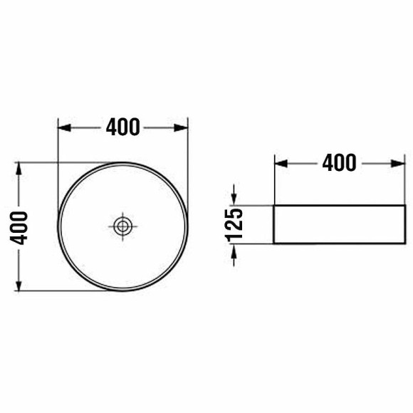 Раковина-чаша Vincea 40 VBS-5GL05 Золото