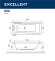 Акриловая ванна Excellent Ava 170x70 WAEX.AVA17.RELAX.BR с гидромассажем Акриловая ванна Excellent Ava 170x70 WAEX.AVA17.RELAX.BR с гидромассажем
