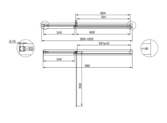 Душевая дверь Cezares Urban 100 URBAN-B-12-100-C-NERO профиль Черный матовый стекло прозрачное Душевая дверь Cezares Urban 100 URBAN-B-12-100-C-NERO профиль Черный матовый стекло прозрачное