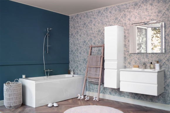 Тумба под раковину Jacob Delafon Madeleine 100 R EB2055-J52 подвесная Черная глянцевая