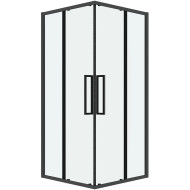 Душевой уголок Grossman Cosmo 80х80 300.K33.02.8080.42.00 профиль Графит сатин стекло прозрачное