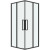 Душевой уголок Grossman Cosmo 80х80 300.K33.02.8080.42.00 профиль Графит сатин стекло прозрачное