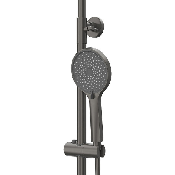 Душевая система Cezares Relax RELAX-CD-GM Оружейная сталь