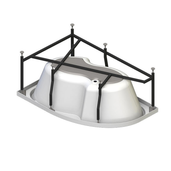 Акриловая ванна Radomir Vannesa Ирма 169х110 R 2-75-2-2-0-217 с гидромассажем Классик Хром Акриловая ванна Radomir Vannesa Ирма 169х110 R 2-75-2-2-0-217 с гидромассажем Классик Хром