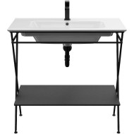 Консоль под раковину Kerama Marazzi Piano Next 85 PIA.N.85\BLK Черная матовая Консоль под раковину Kerama Marazzi Piano Next 85 PIA.N.85\BLK Черная матовая