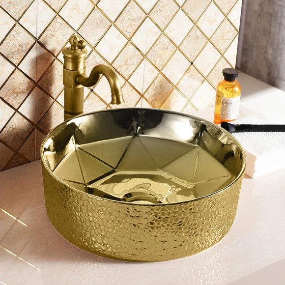 Раковина-чаша Point Феникс 41 PN43151GB Брашированное золото Раковина-чаша Point Феникс 41 PN43151GB Брашированное золото