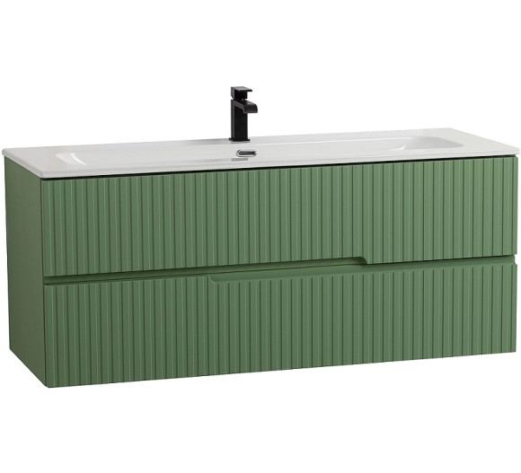 Тумба под раковину Cezares Duet-N 120 DUET-N-1200-2C-SO-PS-P подвесная Фисташковый Софт