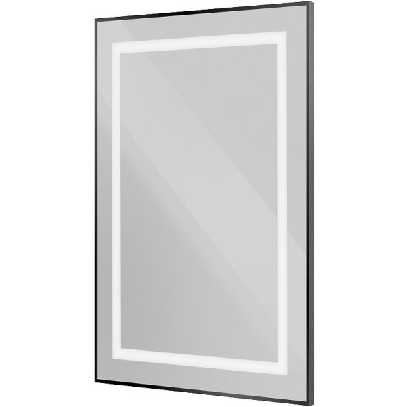 Зеркало BelBagno Kraft 50 SPC-KRAFT-500-800-SENS-NERO с подсветкой Черное с сенсорным выключателем Зеркало BelBagno Kraft 50 SPC-KRAFT-500-800-SENS-NERO с подсветкой Черное с сенсорным выключателем