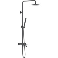 Душевая система Damixa Scandinavian Pure 936740300 Черная матовая Душевая система Damixa Scandinavian Pure 936740300 Черная матовая