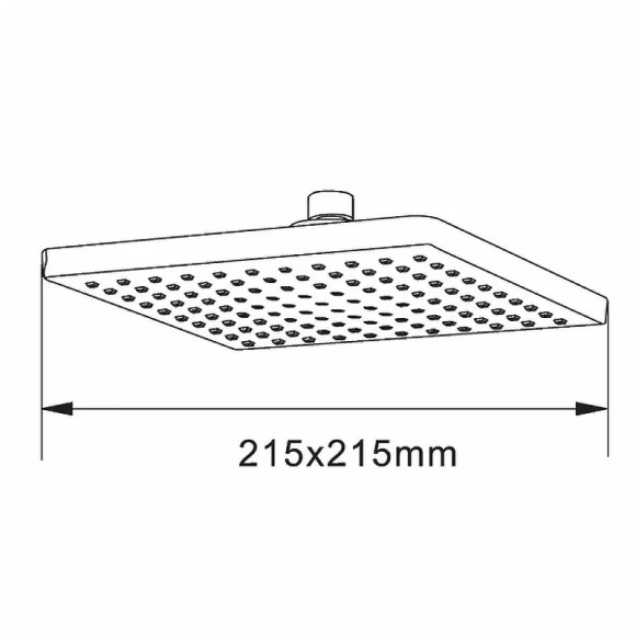 Верхний душ Agger Fresh ATS04 Хром