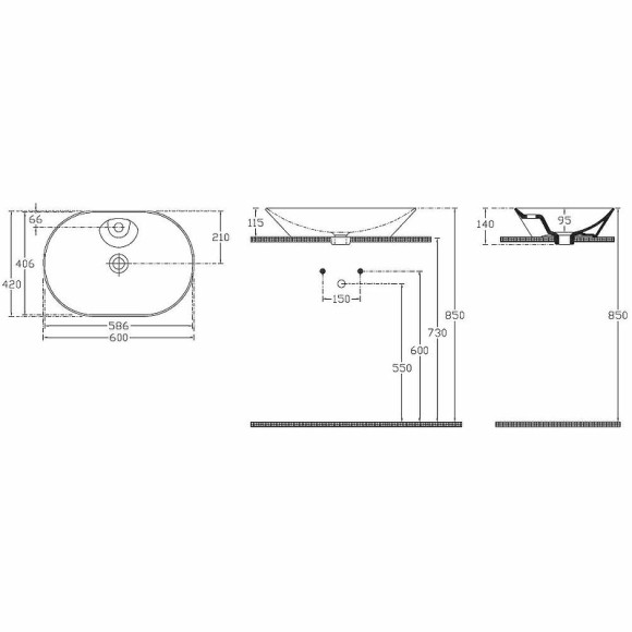 Раковина-чаша Allen Brau Fantasy 60 4.11020.20 Белая Раковина-чаша Allen Brau Fantasy 60 4.11020.20 Белая