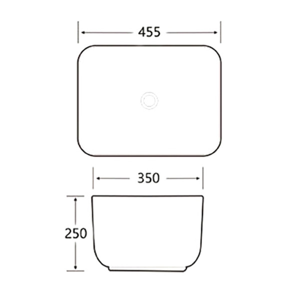 Раковина-чаша SantiLine 46 SL-1113MB Черная матовая Раковина-чаша SantiLine 46 SL-1113MB Черная матовая