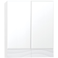 Зеркальный шкаф Style Line Вероника 60 Люкс Белый глянец