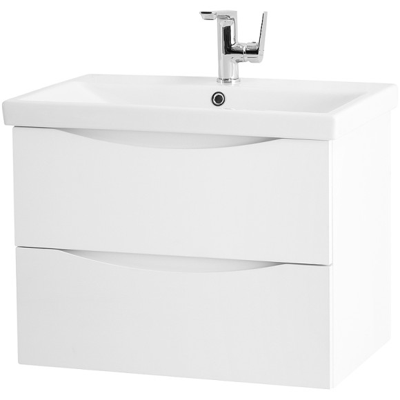 Тумба под раковину BelBagno Marino-Cer 70 MARINO-CER-700-2C-SO-BL-P подвесная Bianco Lucido Тумба под раковину BelBagno Marino-Cer 70 MARINO-CER-700-2C-SO-BL-P подвесная Bianco Lucido