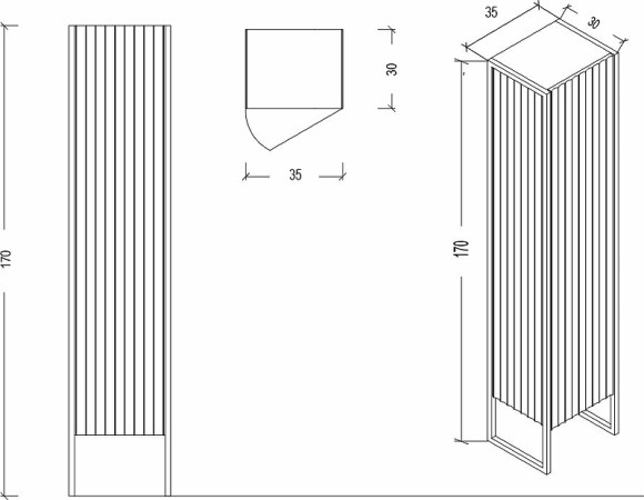 Шкаф пенал Boheme Armadi Art Monaco 35 L 868-RG-L Бордо глянец Золото Шкаф пенал Boheme Armadi Art Monaco 35 L 868-RG-L Бордо глянец Золото