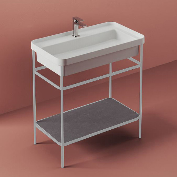 Раковина Artceram Fuori 60 TFL034 05 00 Белая матовая Раковина Artceram Fuori 60 TFL034 05 00 Белая матовая