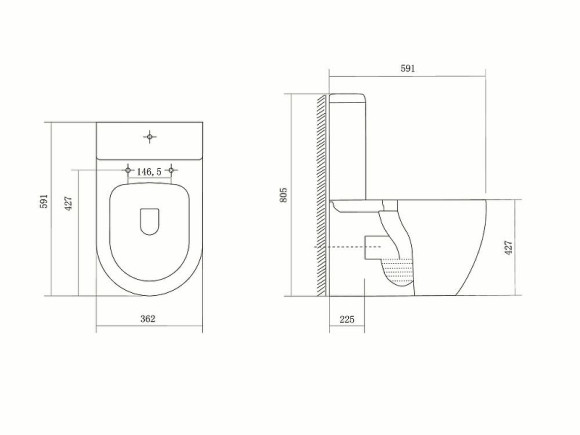 Унитаз компакт Aquatek Оберон AQ1273S-00 с бачком и сиденьем Микролифт Унитаз компакт Aquatek Оберон AQ1273S-00 с бачком и сиденьем Микролифт