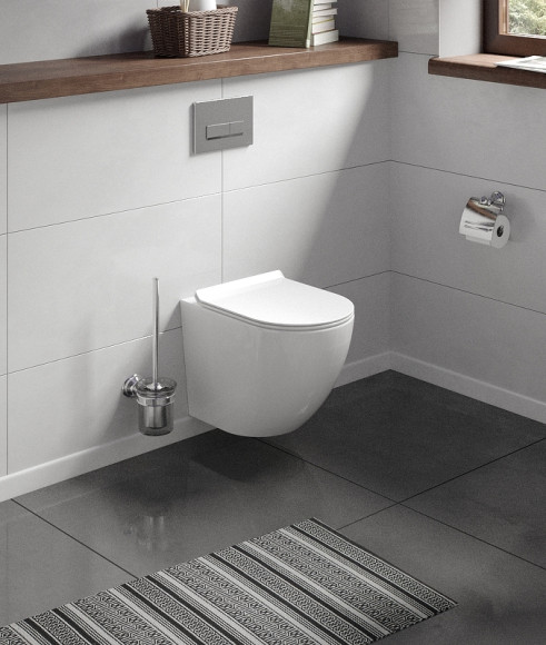 Унитаз Koller Pool Round RN-0520-RW подвесной с сиденьем Микролифт