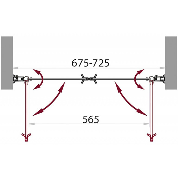 Душевая дверь BelBagno Sela 70 SELA-B-2-70-C-Cr профиль Хром стекло прозрачное Душевая дверь BelBagno Sela 70 SELA-B-2-70-C-Cr профиль Хром стекло прозрачное