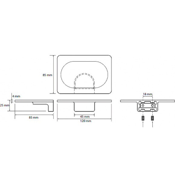 Мыльница Bemeta Organic 157108331 Хром Мыльница Bemeta Organic 157108331 Хром