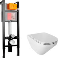 Комплект унитаза Jacob Delafon Modern Life E21774RU-00 с сиденьем Микролифт Комплект унитаза Jacob Delafon Modern Life E21774RU-00 с сиденьем Микролифт