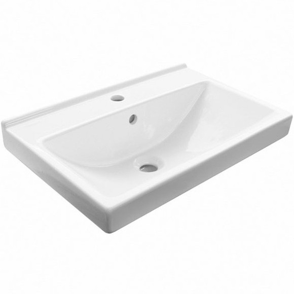 Тумба с раковиной Comforty Никосия 60Н 00-00011160 Белая глянцевая Тумба с раковиной Comforty Никосия 60Н 00-00011160 Белая глянцевая