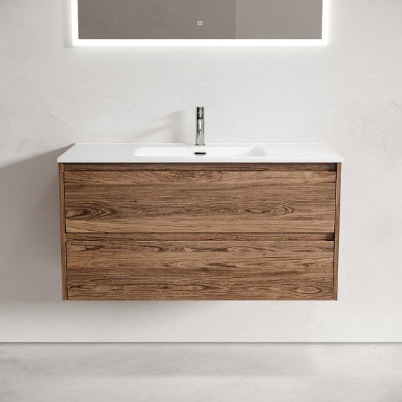 Тумба под раковину Sancos Libra 100 LB100ECH подвесная Дуб чарльстон