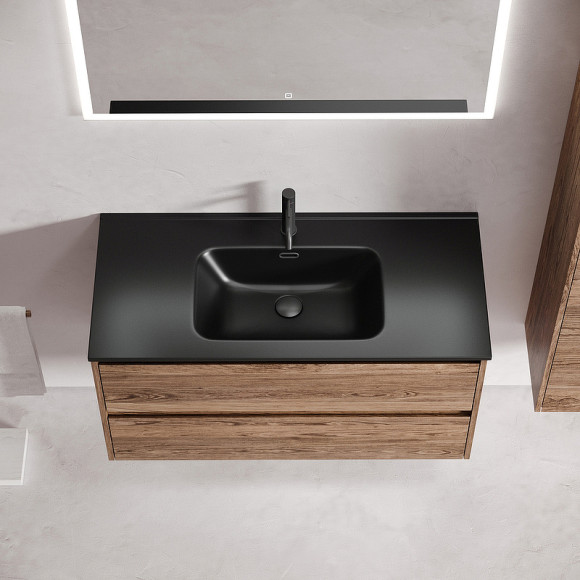 Тумба под раковину Sancos Libra 100 LB100ECH подвесная Дуб чарльстон