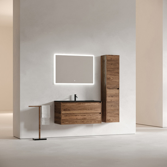 Тумба под раковину Sancos Libra 100 LB100ECH подвесная Дуб чарльстон