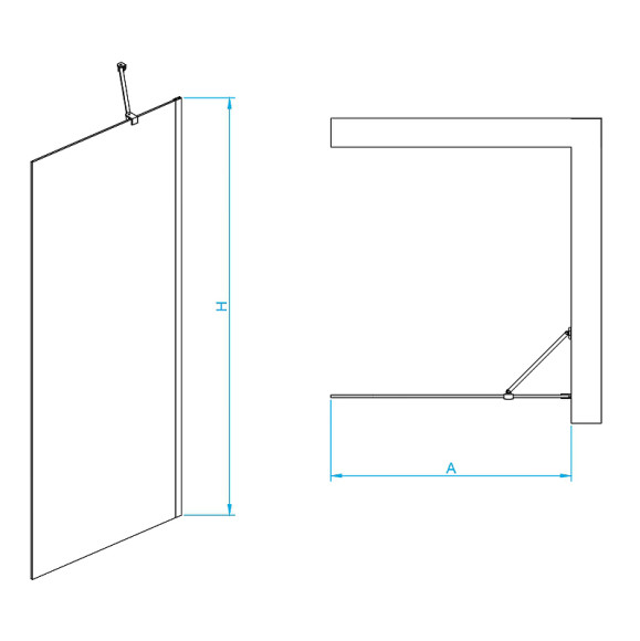 Душевая перегородка RGW Walk In WA-110 120 351011012-11 профиль Хром стекло прозрачное Душевая перегородка RGW Walk In WA-110 120 351011012-11 профиль Хром стекло прозрачное