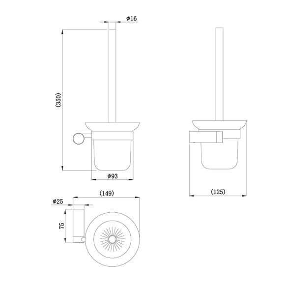 Ершик для унитаза Raiber Graceful RPG-80009 Золото матовое Ершик для унитаза Raiber Graceful RPG-80009 Золото матовое