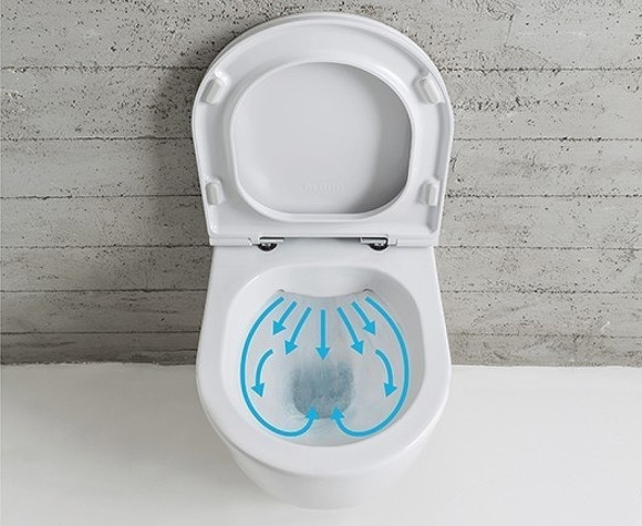 Унитаз Globo 4ALL MDS03.BI подвесной без сиденья Унитаз Globo 4ALL MDS03.BI подвесной без сиденья